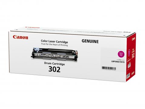 ลูกดรัม แคนนอน Original DRUM Canon CARTRIDGE 302BK 302C 302M 302Y รุ่นเครื่องพิมพ์ LBP-5960 * แท้ รับประกันศูนย์ รูปที่ 1