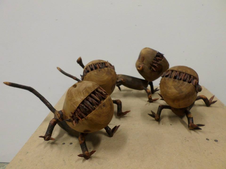 toy wood ตุ๊กตาทำจากไม้ แล้วเศษวัสดุธรรมชาติ  รูปที่ 6