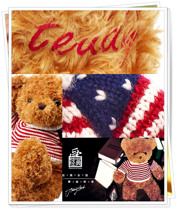 ตุ๊กตาหมี Teddy สวม Sweater 70 cms. รูปที่ 4