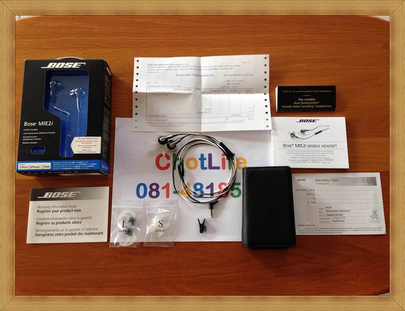 ขายหูฟัง Bose MIE2i (สภาพใหม่) ของแท้ 100% ราคาไม่แพง รูปที่ 4