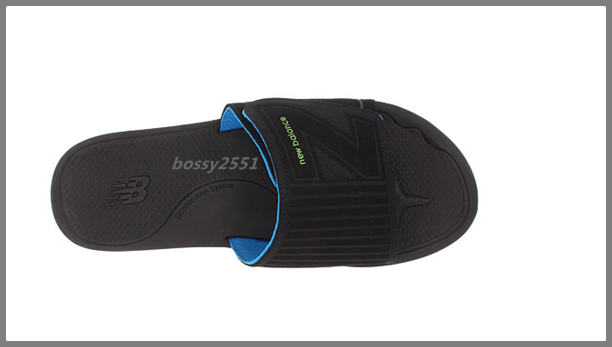 รองเท้าแตะ New Balance รุ่น  Men's Mosie Slide : BLACK/Blue รูปที่ 2