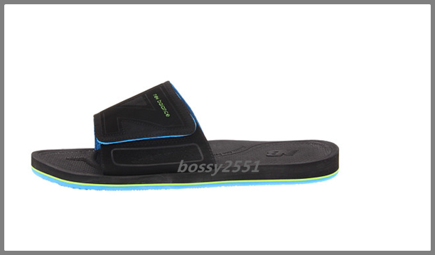 รองเท้าแตะ New Balance รุ่น  Men's Mosie Slide : BLACK/Blue รูปที่ 3