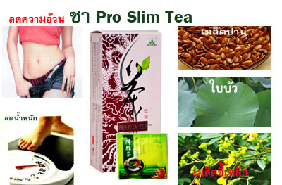 ชา Pro Slim Tea 4 ซองลดน้ำหนักได้ 1 กก. ลดหน้าท้องได้ 1 นิ้ว  รูปที่ 2