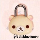 แม่กุญแจรีแลกคุมะพร้อมลูกกุญแจ (Rilakkuma Lovely Lock) รูปที่ 5