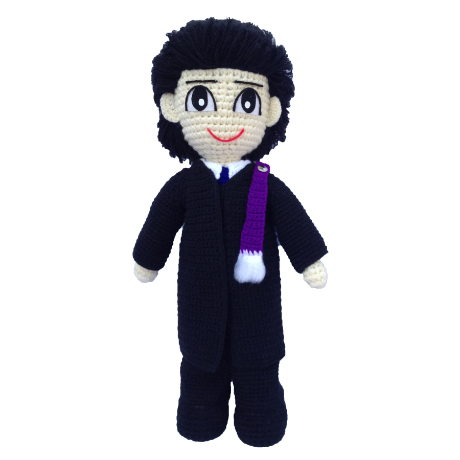 ตุ๊กตารับปริญญาม.ศรีปทุม สูง15.5นิ้ว(สินค้าพร้อมส่ง) รูปที่ 6