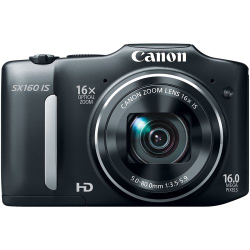 Review Canon PowerShot SX160 IS 16.0 Megapixel Digital Camera (Old Model) with 16x Wide-Angle Optical Image Stabilized Zoom with 3.0-Inch LCD รูปที่ 1