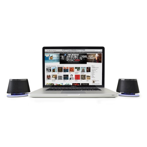 Satechi Dual Sonic Speaker 2.0 Channel Computer Speakers (Black) for Apple Macbook Pro , Air / Asus / Acer / Samsung / Dell/ Toshiba / HP / Sony Vaio and More ( Satechi Computer Speaker ) รูปที่ 5