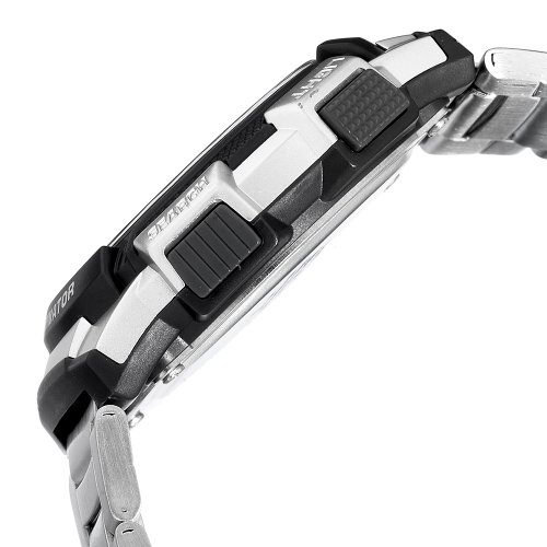 Casio Men's AE1000WD-1AVCF World Time Silver-Tone Bracelet and Digital Sport Watch รูปที่ 4