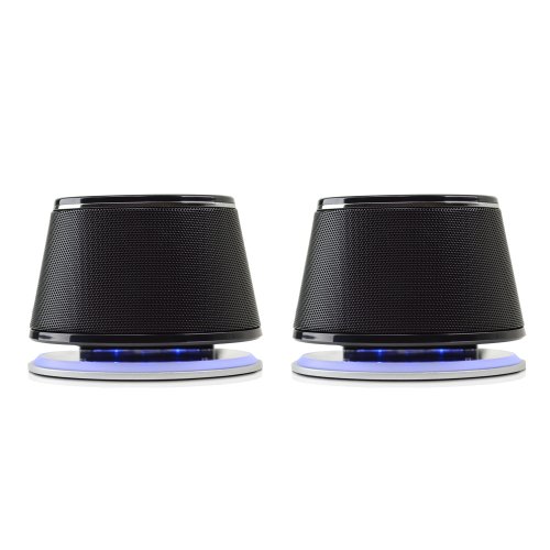Satechi Dual Sonic Speaker 2.0 Channel Computer Speakers (Black) for Apple Macbook Pro , Air / Asus / Acer / Samsung / Dell/ Toshiba / HP / Sony Vaio and More ( Satechi Computer Speaker ) รูปที่ 3