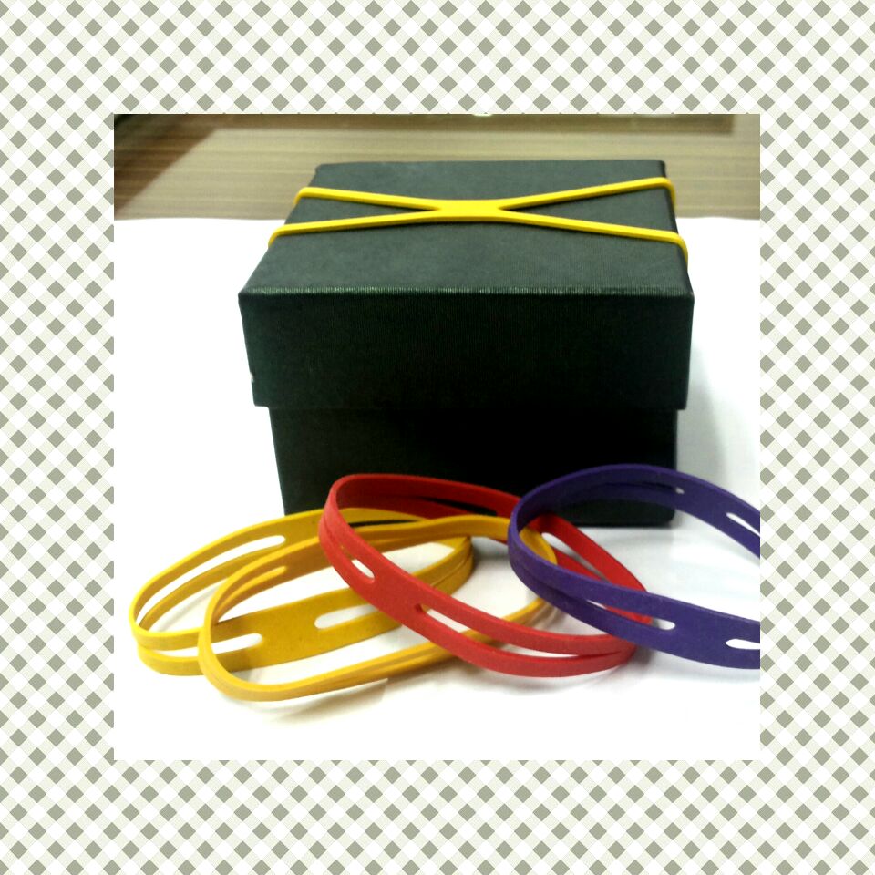ยางรัดของแบบไขว้  (rubber- x bands) รูปที่ 2