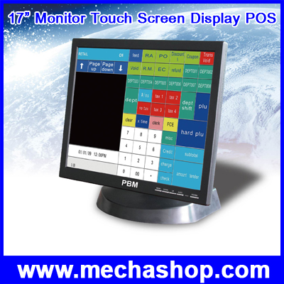 จอภาพสัมผัส หน้าจอทัชสกรีน จอสัมผัสขนาด17นิ้ว POS (Monitor Touch Screen) Touch Screen Display POS 17