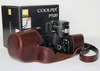 รูปย่อ Review TechCare Tm "Ever Ready" Protective Black Leather Camera Case, Bag for Nikon Coolpix P520 18.1 Mp Digital Camera (DARK BROWN) รูปที่5