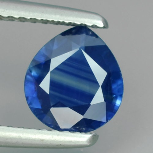 ไพรินสีน้ำเงิน(blue sapphire) 1.70 กะรัต จากกาญจนบุรี สีสวยไฟดีค่ะ รูปที่ 1