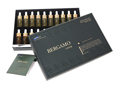 BERGAMO Caviar High Potency Ampoule Set 13ml x 20 ขวด โปรตีนจากไข่ปลาคาร์เวียร์เข้มข้น รูปที่ 1