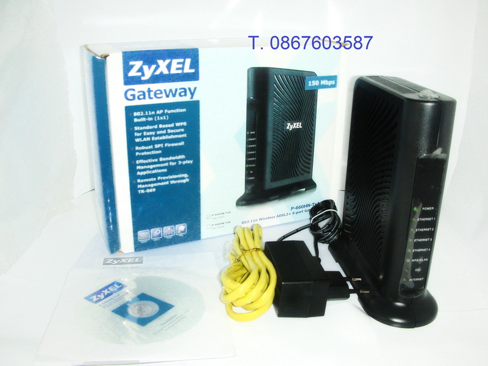 sell modem router zyxel P-660HN-T1A ขาย โมเด็ม เร้าเตอร์ มือสอง รูปที่ 1
