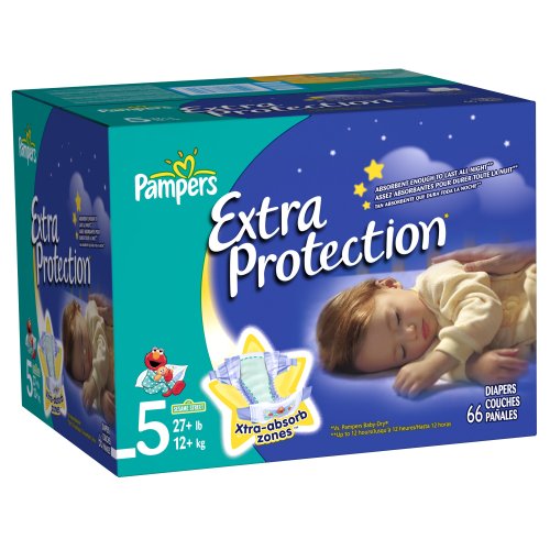 Pampers Extra Protection Diapers Size 5 Super Pack 66 Count ( Baby Diaper Pampers ) รูปที่ 1