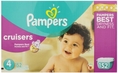 Pampers Cruisers Diapers Size 4 Economy Pack Plus 152 Count ( Baby Diaper Pampers )