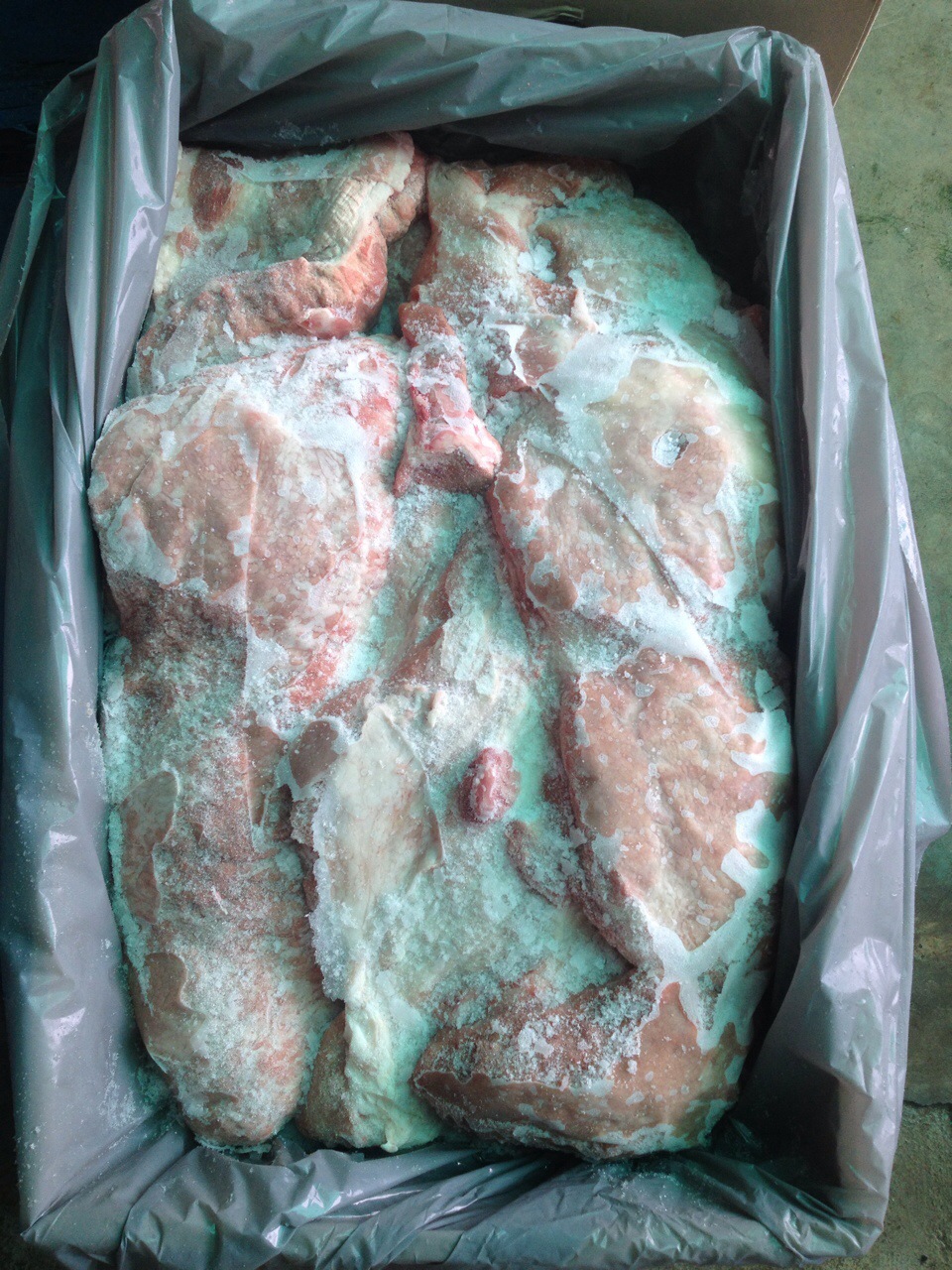 จำหน่ายปากเป็ดสดแช่แข็งติดลิ้นแพคสุญญากาศถุงละ 1 กิโลกรัม และราวนมหมูสดแช่แข็ง  รูปที่ 2