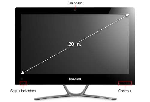 Review Lenovo IdeaCentre C355 57318980 20-Inch All-in-One Desktop (Black) รูปที่ 3