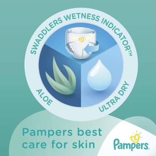 Pampers Swaddlers Sensitive Diapers Size N Super Pack 80 Count ( Baby Diaper Pampers ) รูปที่ 5