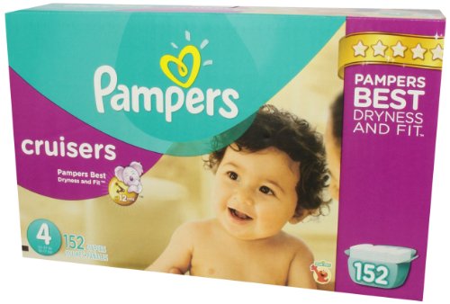 Pampers Cruisers Diapers Size 4 Economy Pack Plus 152 Count ( Baby Diaper Pampers ) รูปที่ 7