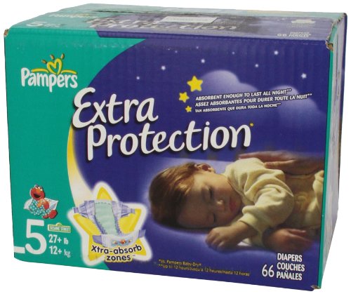 Pampers Extra Protection Diapers Size 5 Super Pack 66 Count ( Baby Diaper Pampers ) รูปที่ 7
