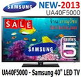 SAMSUNG LED UA40F5000AR [13,500บ] UA46F5000AR [18,500บ] UA32F5000AR [11,000บ] Full HD 100Hz All-Share HDMI USB DiVX HD