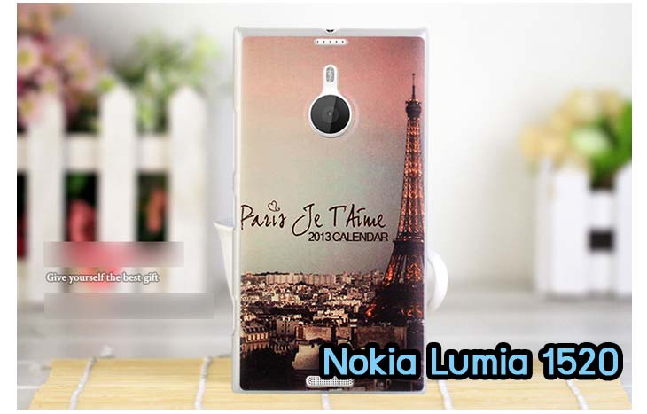 M666-02 เคสมือถือ Nokia Lumia 1520 ลายหอไอเฟล รูปที่ 2