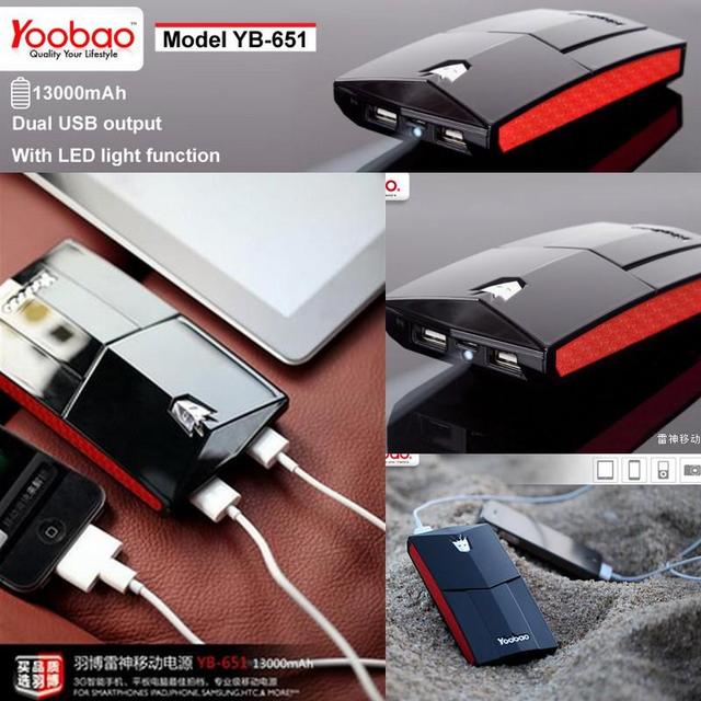 แบตสำรอง Power Bank Yoobao รุ่น Thunder 651 ราคา 1500 บาท สามารถชาร์จ iPhone (1440 mAh) ได้ 7 รอบ รูปที่ 1