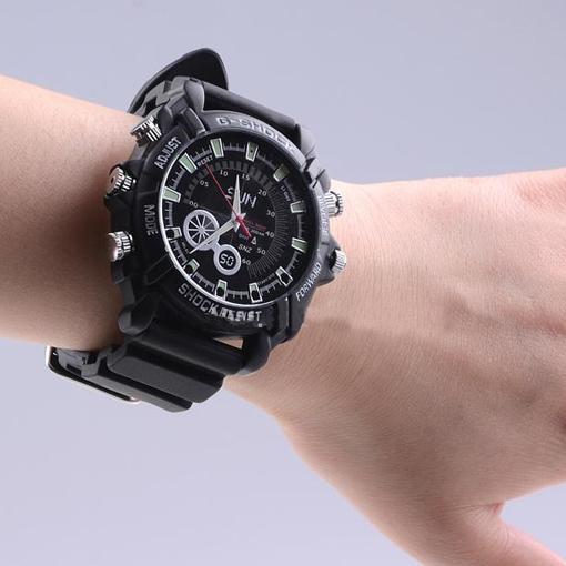 กล้องนาฬิกาข้อมือFULL HD1080Pอินฟราเรดถ่ายในที่มืดได้ถ่ายวีดีโอไม่มีไฟโชว์เมม16gb รูปที่ 2