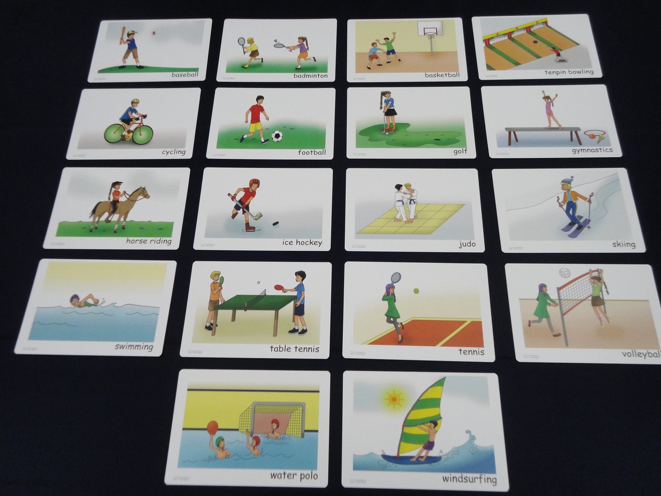 บัตรคำศัพท์ประกอบภาพ กีฬา Sports Flashcards  รูปที่ 5