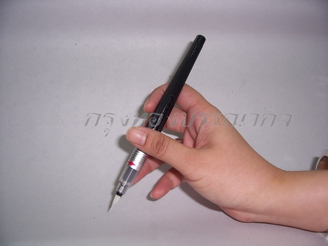 ปากกาพู่กันจีนหมึกในตัว PENTEL 101 มีของพร้อมส่ง รูปที่ 3
