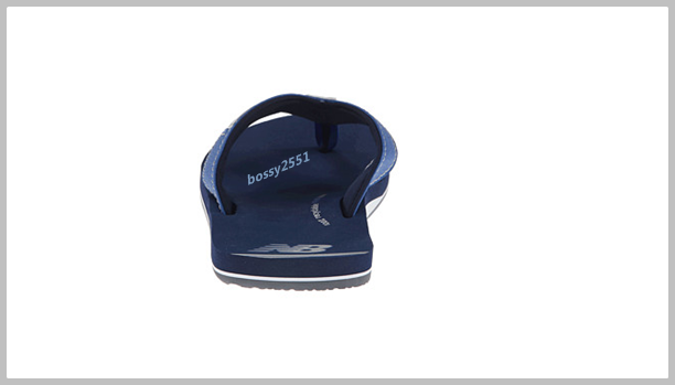 รองเท้าแตะผู้ชายแบรนด์ดัง New Balance Heritage Thong Color: Navy รูปที่ 7