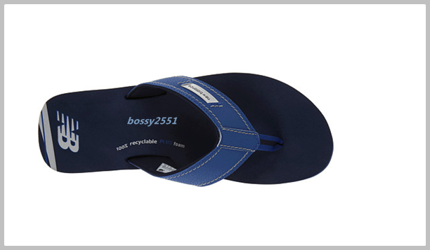 รองเท้าแตะผู้ชายแบรนด์ดัง New Balance Heritage Thong Color: Navy รูปที่ 2