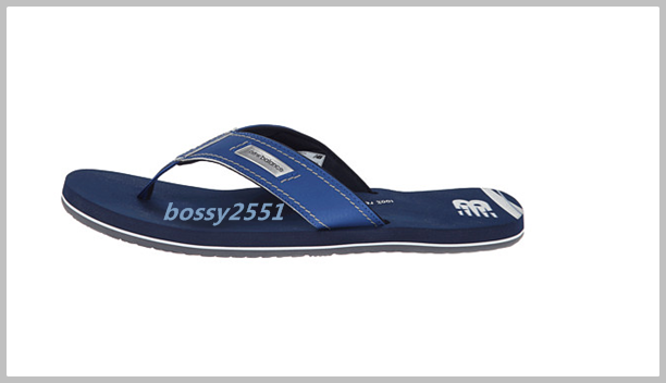 รองเท้าแตะผู้ชายแบรนด์ดัง New Balance Heritage Thong Color: Navy รูปที่ 4