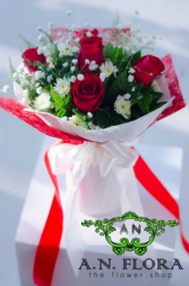 ร้านดอกไม้ เอเอ็นฟลอร่า A.N. Flora (the flower shop) รับจัดดอกไม้สด พวงหรีด ดอกไม้หน้าหีบศพ ซุ้มประตูวิวาห์ กระเช้าดอกไม รูปที่ 7