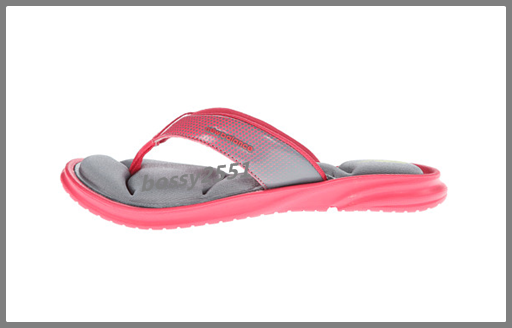 รองเท้าแตะผู้หญิงแบรนด์ดัง New Balance Cruz II Thong Color/Grey/Pink รูปที่ 6