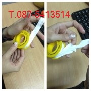 เทปพันเกลียวป้องกันสนิม Golden band[PTFE 100% ใช้กับท่อเคมี,ท่อกรด,ท่อด่าง,ท่ออ็อกซิเจนได้ และอื่นๆ รูปที่ 3