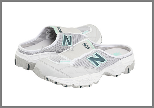        รองเท้าแตะผู้หญิงแบรนด์ดัง New Balance Classics W801 Color:Silver/White รูปที่ 1