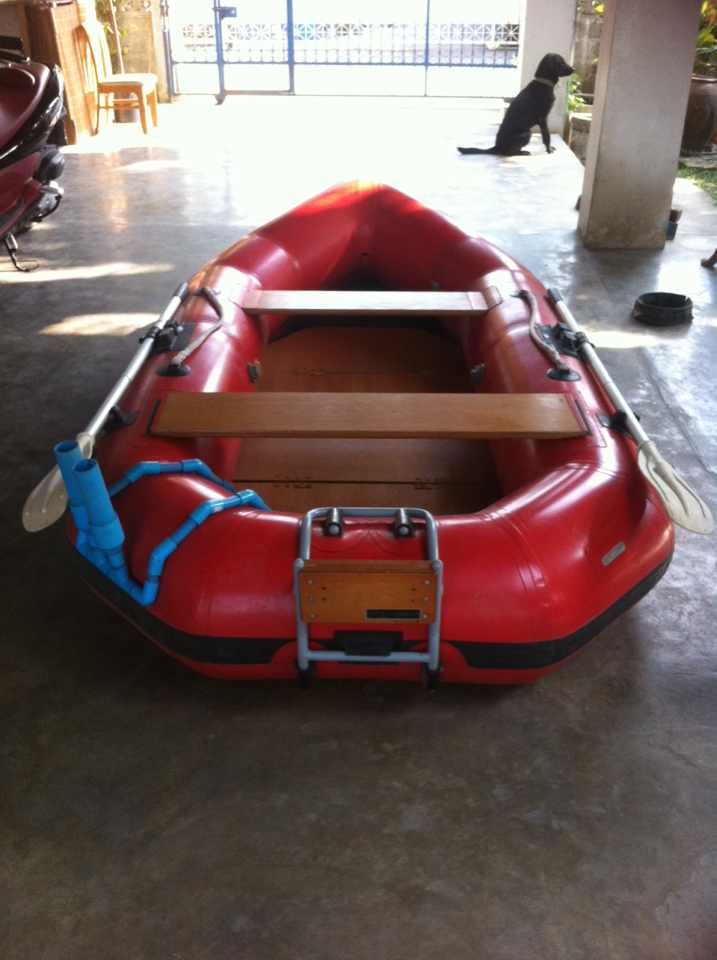 ต้องการขายเรือยาง พร้อมเครื่อง ( ขายด่วน ! ถูกสุด ) รูปที่ 4