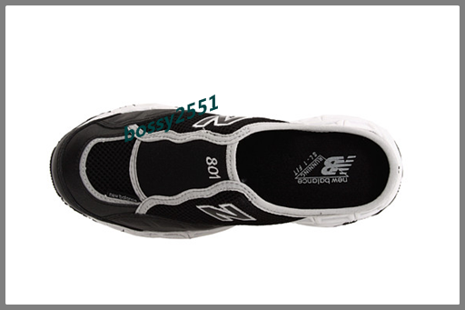 รองเท้าแตะผู้หญิงแบรนด์ดัง New Balance Classics W801  Color:Black/White รูปที่ 6