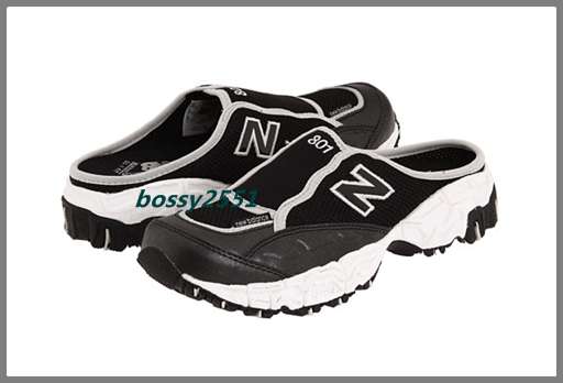 รองเท้าแตะผู้หญิงแบรนด์ดัง New Balance Classics W801  Color:Black/White รูปที่ 1