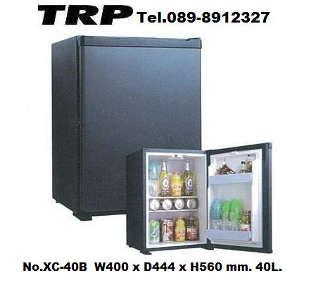 Mini Bar Glass Door Mini Bar Hotel ตู้เย็นเล็กบานประตูกระจกใสตู้เย็นโรงแรมXC-40BขนาดW40xD44.4xH56cm.จุ40L,บานประตูกระจก รูปที่ 3