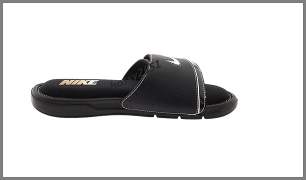 รองเท้าแตะ ผู้ชาย NIKE รุ่น Comfort Slide 2 COLOR:Black/Metallic Silver/White รูปที่ 2