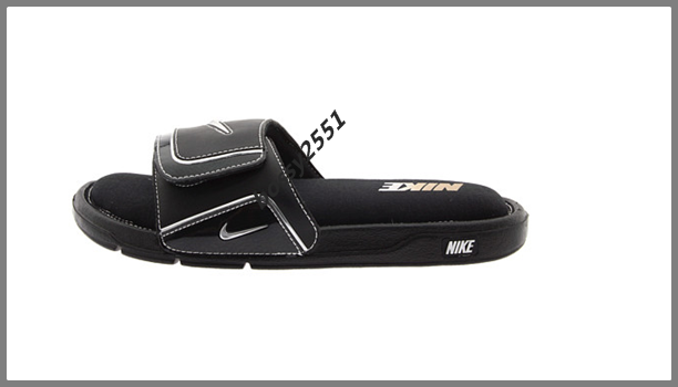 รองเท้าแตะ ผู้ชาย NIKE รุ่น Comfort Slide 2 COLOR:Black/Metallic Silver/White รูปที่ 3