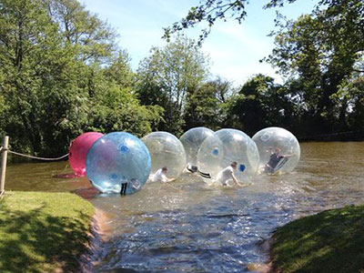 ขายลูกบอลน้ำ water walking ball ราคาถูก เครื่องเล่นทางน้ำบอลลูนน้ำ roller water ball รูปที่ 6