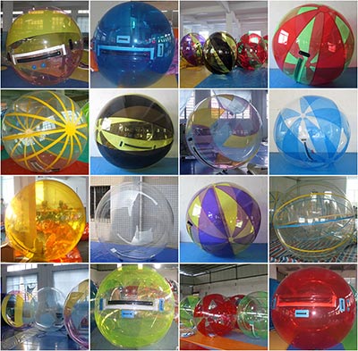 ขายลูกบอลน้ำ water walking ball ราคาถูก เครื่องเล่นทางน้ำบอลลูนน้ำ roller water ball รูปที่ 3