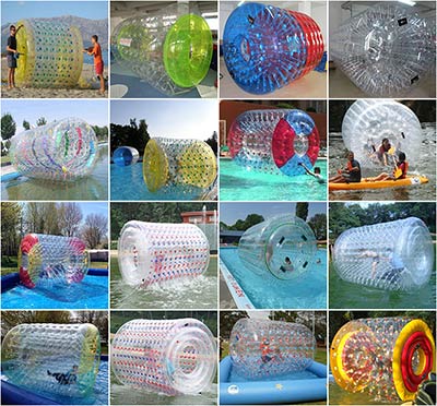 ขายลูกบอลน้ำ water walking ball ราคาถูก เครื่องเล่นทางน้ำบอลลูนน้ำ roller water ball รูปที่ 4