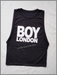 รูปย่อ เสื้อยืดแฟชั่นแขนเว้า BOY LONDON สีเทาดำ รูปที่2