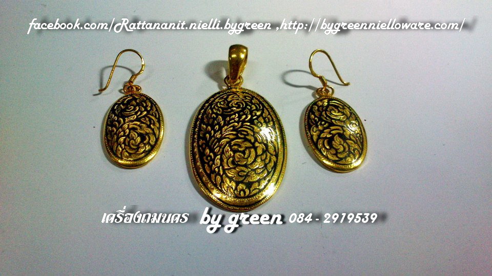 งานหัตถศิลป์ชั้นสูงคู่เมืองนครศรีธรรมราช เครื่องถมนคร by green รับสั่งทำ ผลิต และจำหน่ายงาน ถมเงิน ถมทอง เครื่องถมเมืองนคร รูปที่ 6